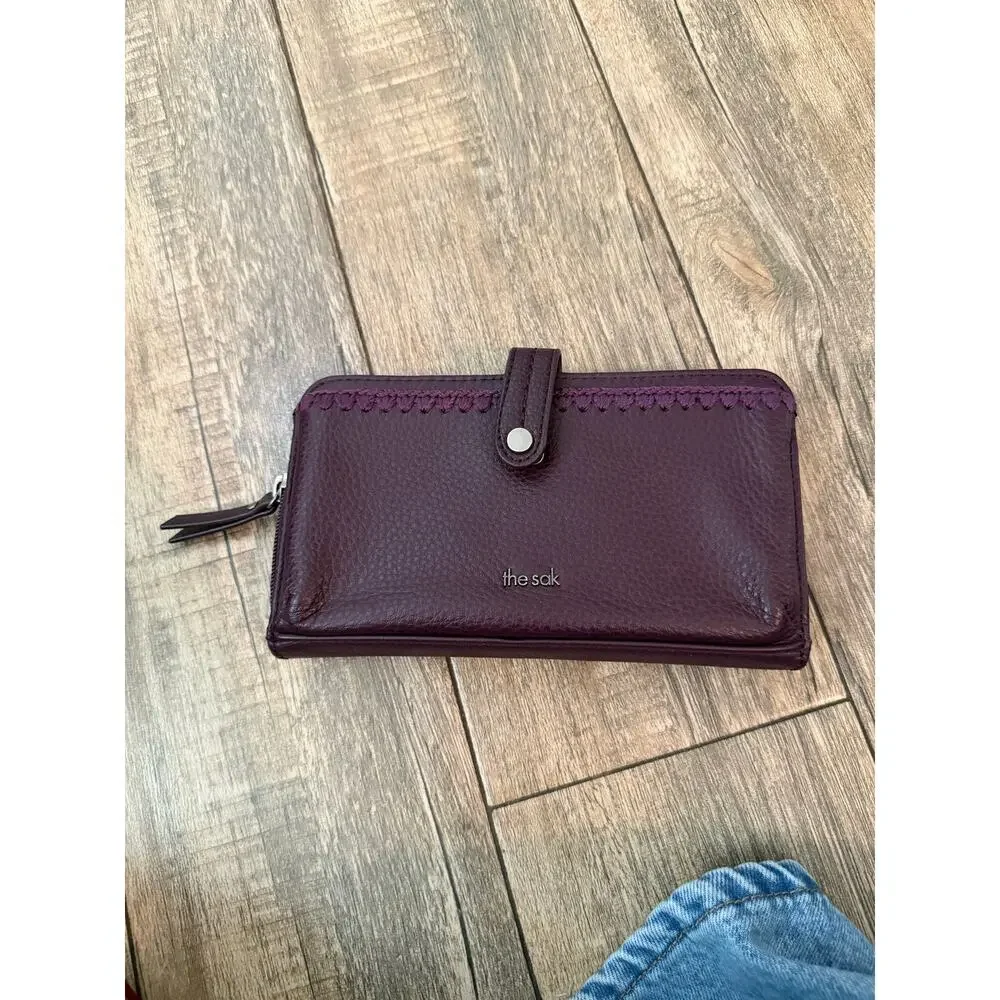 The Sak Crossbody Bag Iris Smartphone Aubergine Large